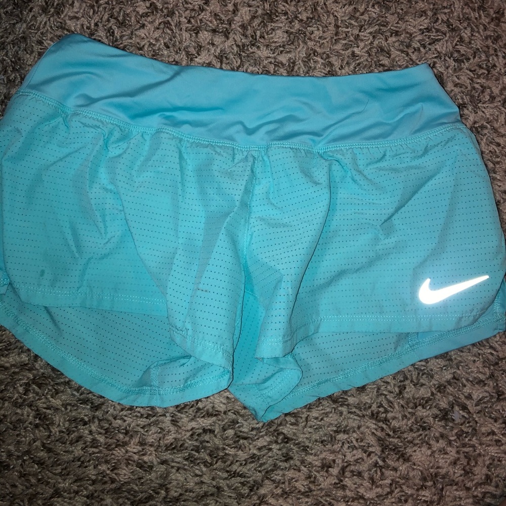 Turquoise Nike shorts